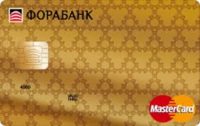 Банк Фора-Банк — Карта «Фора Стандарт» Mastercard Gold Рубли