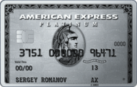 Банк Русский Стандарт — Карта «The Platinum Card» American Express Platinum Рубли