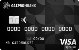 Газпромбанк — «Премиальная карта» Visa Signature рубли