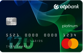 ОТП банк — Карта «#Суперкэшбэк» Mastercard Platinum Рубли